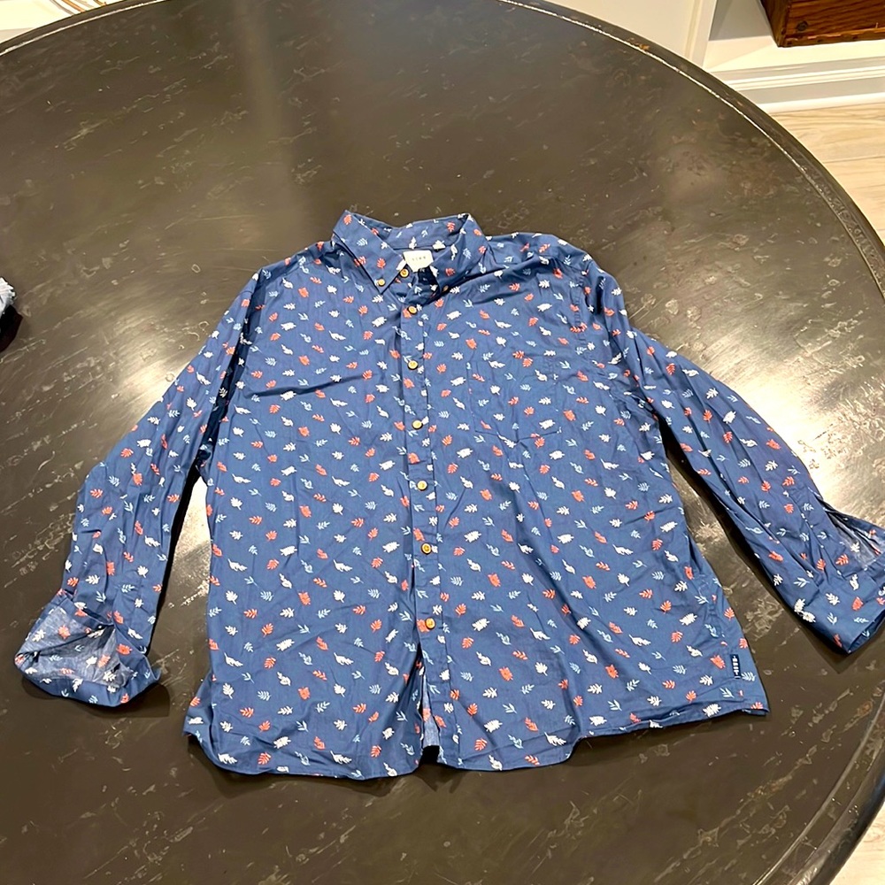Men’s Button Down Casual ROWM 2XL